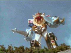Wild Force Megazord (Sword & Shield Mode) is victorious