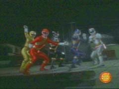 Wild Force Rangers show up to fight